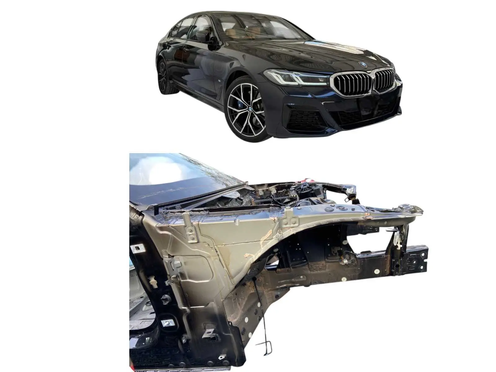 LONGARINA CAIXA RODA DIREITA BMW 530E 2021 2022