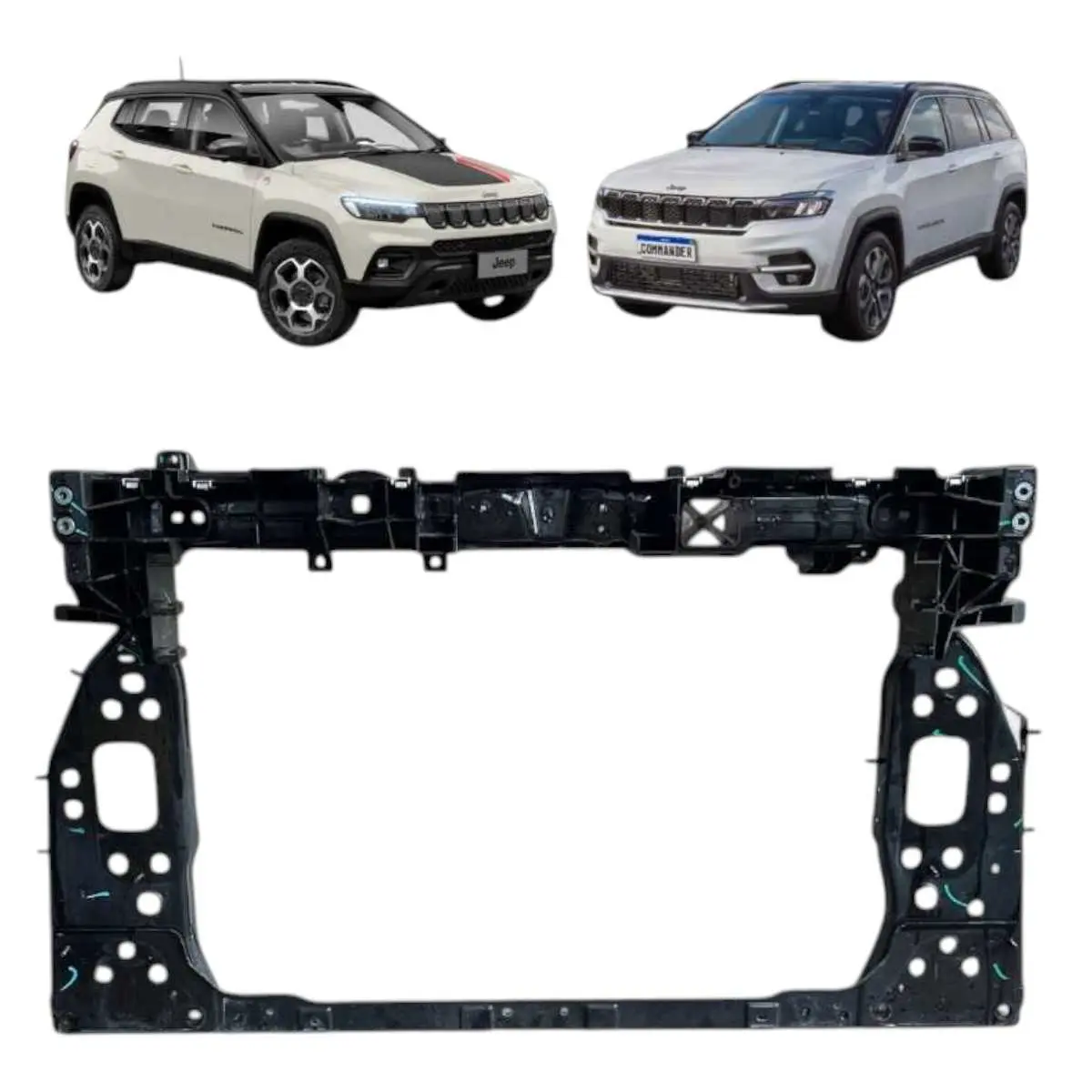 Painel Frontal Jeep Compass Commander 2022 à 2024 53486696