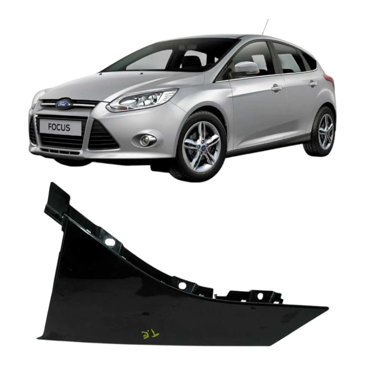 Acabamento Ext Porta Traseira Esquerda Ford Focus 2015 19979
