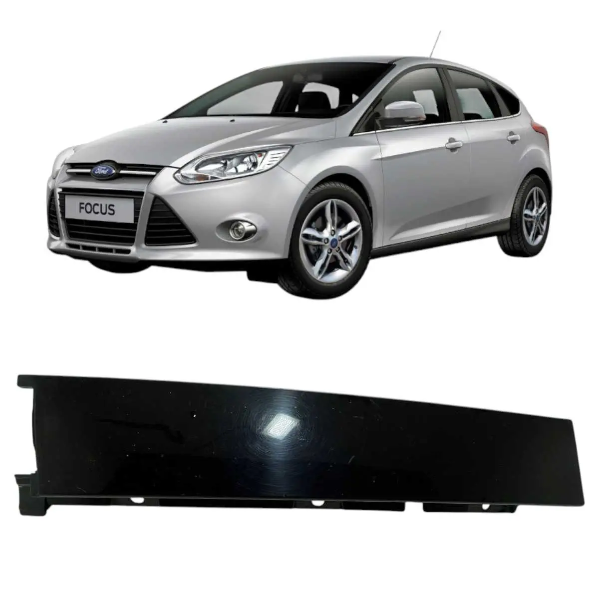 Acabamento Ext Porta Traseira Esquerda Ford Focus 2015 19980