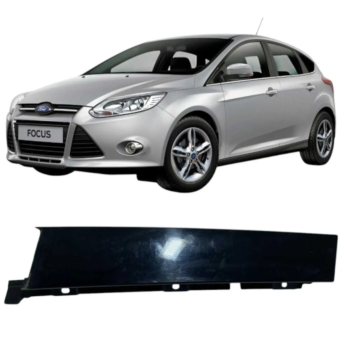 Acabamento Ext Porta Dianteira Direita Ford Focus 2015 20015