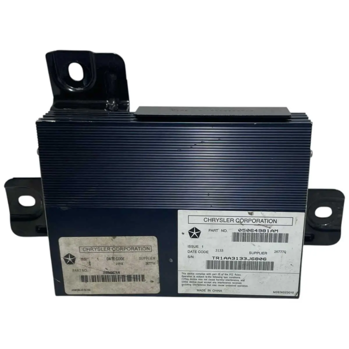 Módulo Amplificador Som Dodge Journey 3.6 V6 2014 -20458